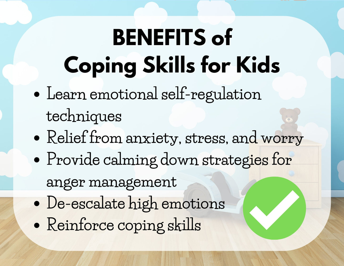 Coping Skills Journal for Kids, Worksheets for Worry, Emotional Regulation, Social Emotional Learning, Mental Health (Digital Printable)