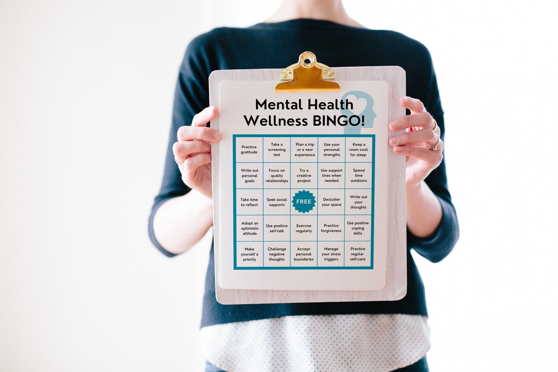 Mental Health BINGO Game Kit, Wellness, Well-being Activity, Student, Workplace, Counselor, Social Work, Coping Skills (DIGITAL PRINTABLE)